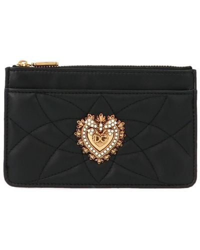Dolce & Gabbana Devotion Wallets - Black