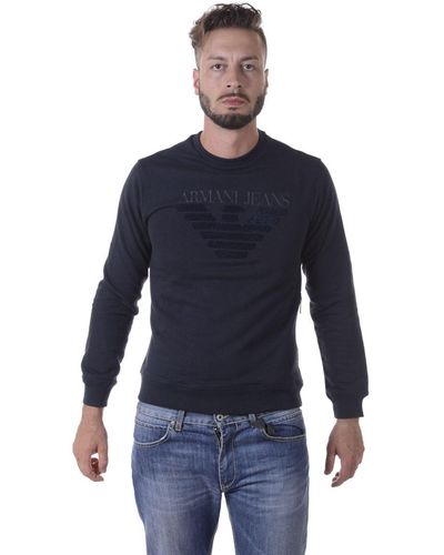 Armani Jeans Sweatshirt Hoodie - Blue