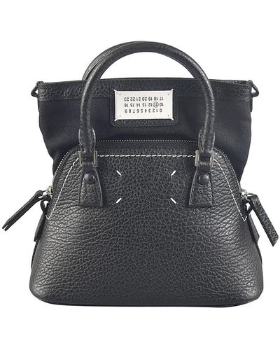 Maison Margiela 5ac Classique Micro Leather Handbag - Black