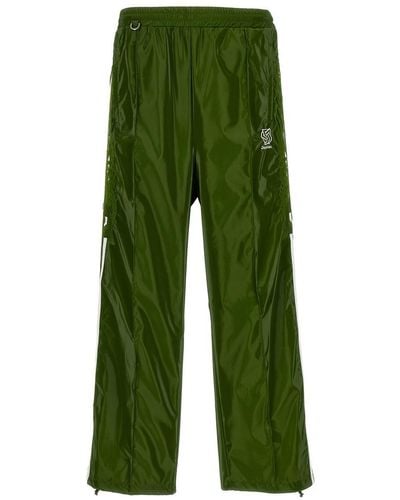 Doublet 'Laminate Track' Joggers - Green