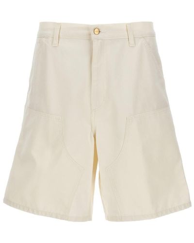 Carhartt 'Double Knee' Bermuda Shorts - White