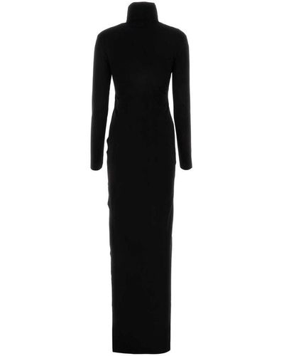 Saint Laurent Long Dresses. - Black