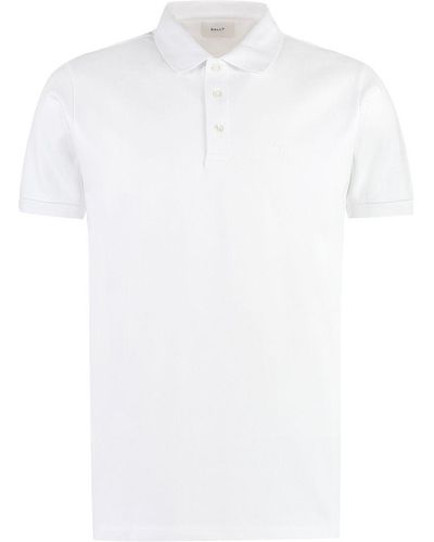 Bally Cotton Piqué Polo Shirt - White