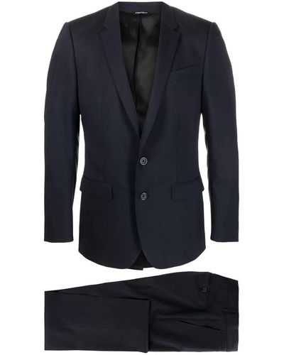Dolce & Gabbana Single-breasted Virgin-wool Suit - Blue