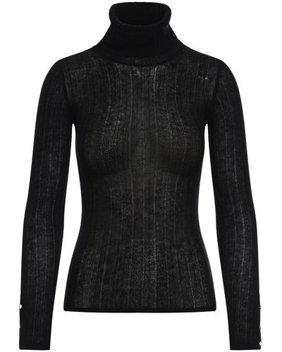 DURAZZI MILANO Turtle Neck Sweater - Black