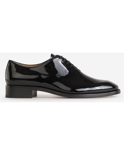 Christian Louboutin Corteo Patent Leather Shoes - Black