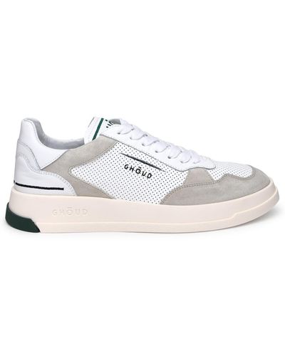 GHŌUD White Leather Tweener Sneakers