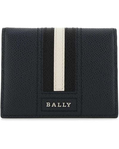 Bally Logo Lettering Bi-fold Wallet - Black