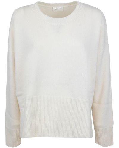 P.A.R.O.S.H. Liked Slouchy Long-sleeved Jumper - White