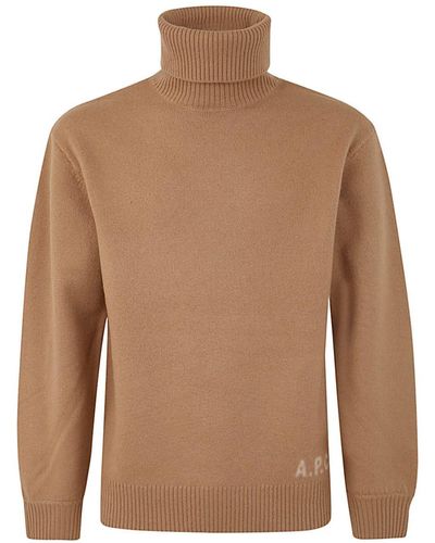 A.P.C. Pull Walter Clothing - Brown