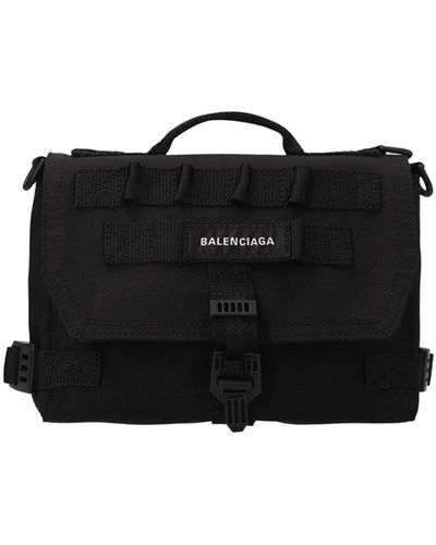 Balenciaga 'Messenger' Crossbody Bag - Black