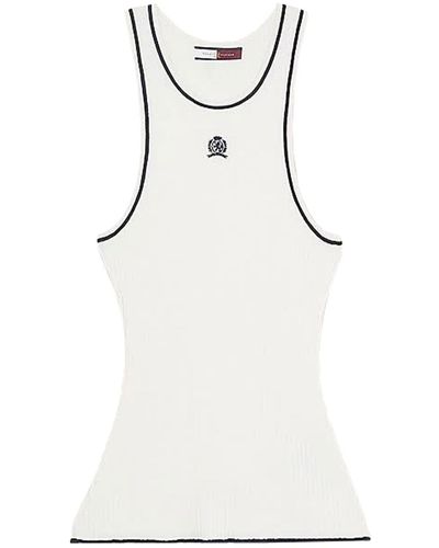 Tommy Hilfiger Thc Cc Sweater Tank Top - Natural