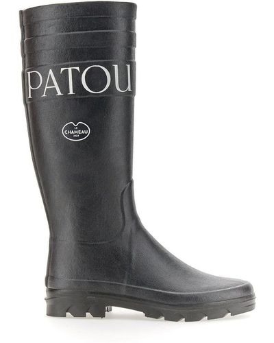 Patou Rubber Boot - Black