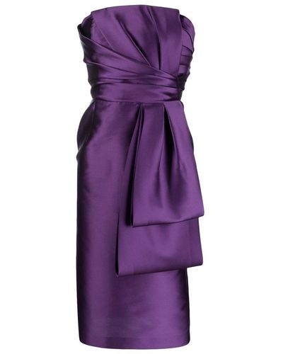 Alberta Ferretti Day Evening Dress - Purple