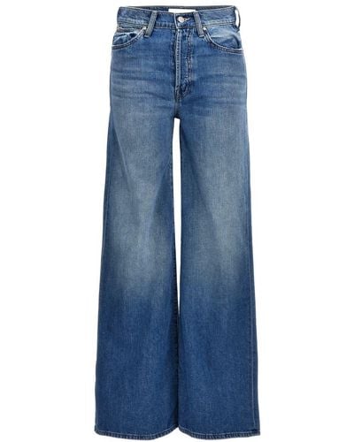 Mother 'The Ditcher Roller Sneak' Jeans - Blue