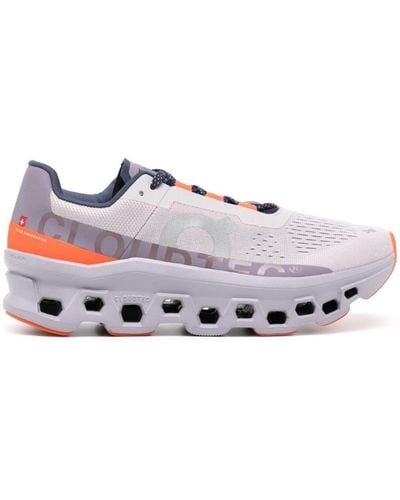 On Shoes Cloudmonster Running Sneakers - Gray