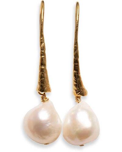 Forte Forte Pendant Earrings With Pearls - Multicolor