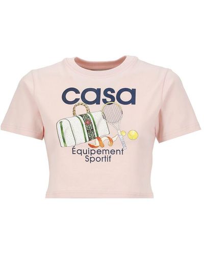 Casablancabrand T-shirts And Polos Pink