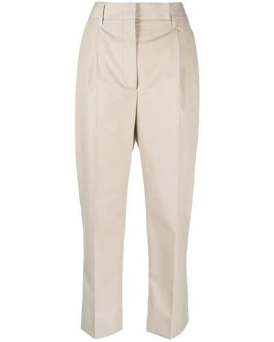 PRADA  Poplin Pants  Women  White F0009  Flannels