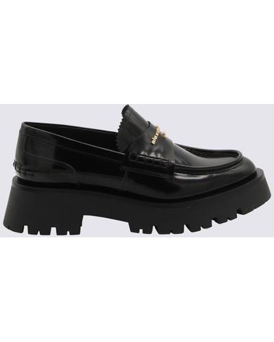 Alexander Wang Black Leather Carter Loafers