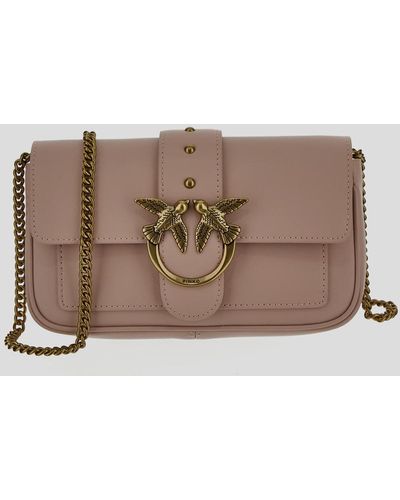 Pinko Love Wallet Bag Simply - Brown