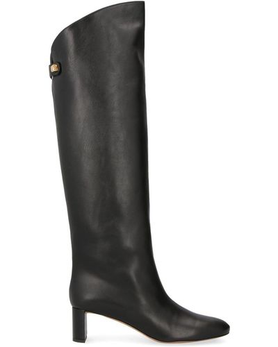 Maison Skorpios Adry Leather Boots - Black