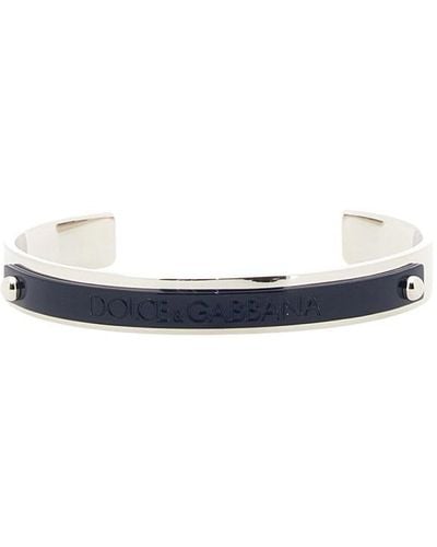 Dolce & Gabbana "navy" Rigid Bracelet - White