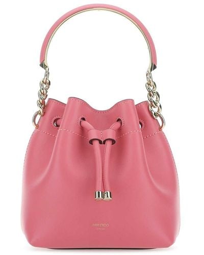 Pink Jimmy Choo Bucket bags and bucket purses for Women | Lyst