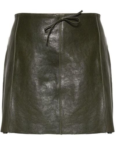 Paloma Wool Leather Skirts - Green