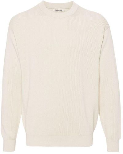 AURALEE Sweaters - White
