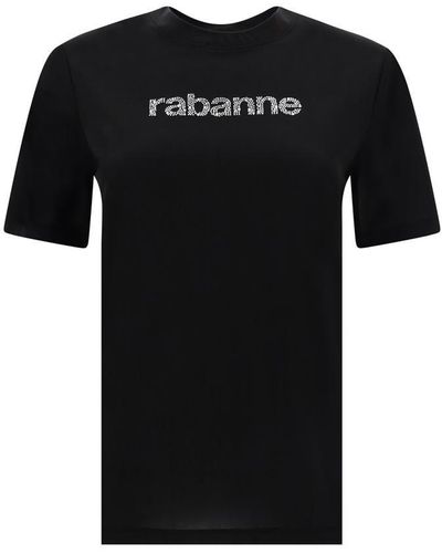 Rabanne T-shirts - Black