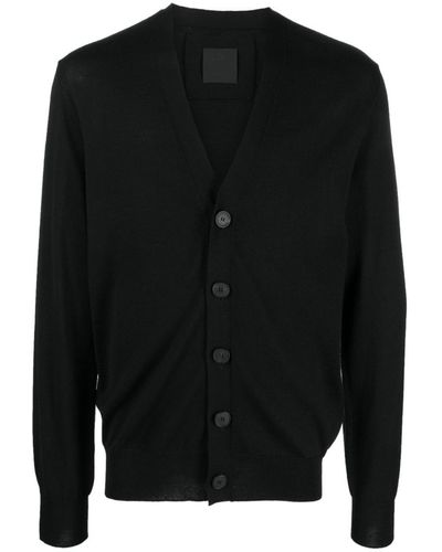 Givenchy Cashmere Blend Cardigan - Black