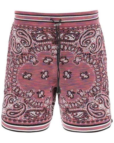 Monogram Bandana Denim Shorts - Men - Ready-to-Wear