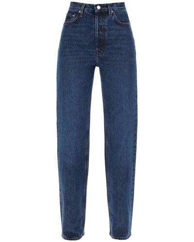 Totême Organic Denim Classic Cut Jeans - Blue
