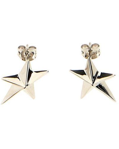Mugler 'Mini Star' Earrings - White