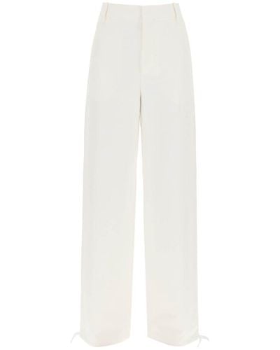Marni Technical Linen Utility Trousers - White