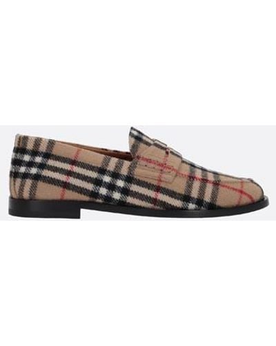 Burberry Flat Shoes - Natural
