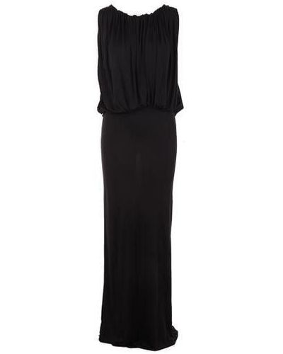 Saint Laurent Long Dresses - Black