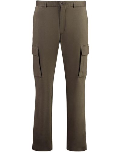 Moncler Cotton Cargo-Trousers - Grey