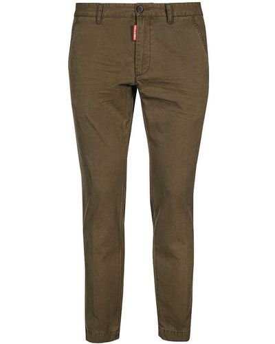 DSquared² Cotton Chino Trousers - Grey