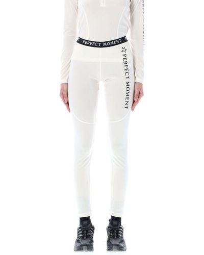 Perfect Moment Thermal Leggings - White