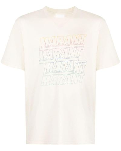 Isabel Marant Hugo Organic-cotton T-shirt - White