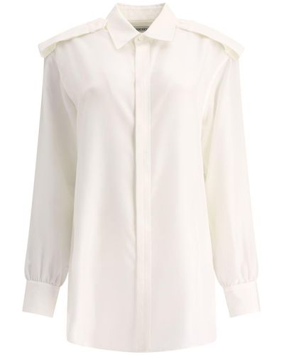Burberry Silk Shirt - White