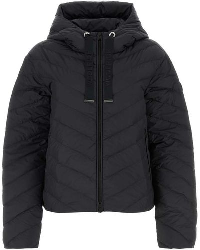 Woolrich Chevron Hooded Jacket - Black