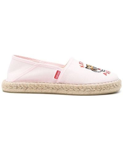 KENZO Espadrille Slip-On Shoes - Pink