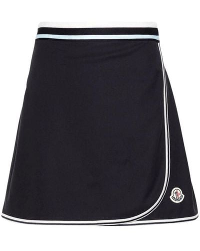 Moncler Wrap Skirt Blue - Black