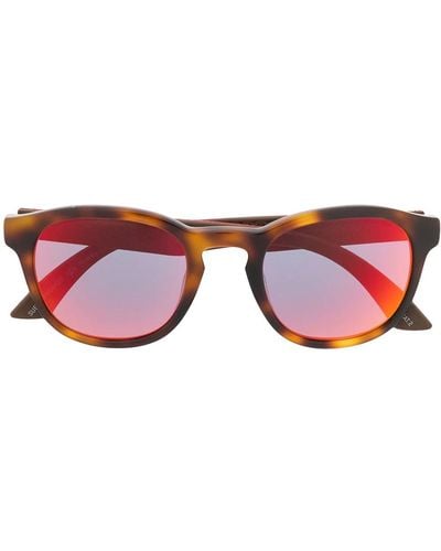 PUMA Tortoiseshell Round Frame Sunglasses - Multicolor