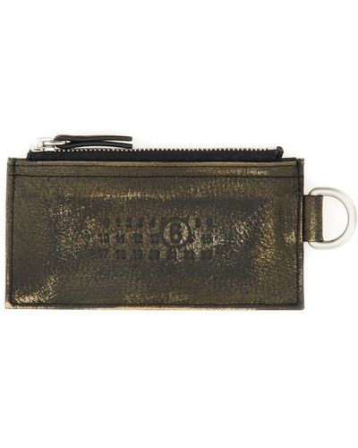 MM6 by Maison Martin Margiela Wallet With Logo - Gray