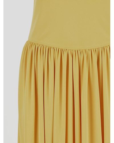 Lanvin Sleeveless Long Dress - Yellow
