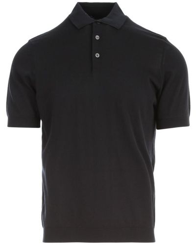 Drumohr S/s Polo Clothing - Black